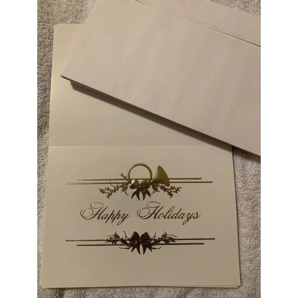 NuArt Lot 25 Holiday Christmas Greeting Cards Custom Printable NuArt