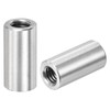 sourcing map M6 Round Connector Nuts, 304 Stainless Steel Coupling