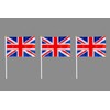 10pcs Union Jack Hand Flags Queen's Platinum Jubilee Waving Flag