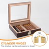 MECCANIXITY Brass Hidden Cylinder Hinges 14 mm Invisible Concealed Cylindrical