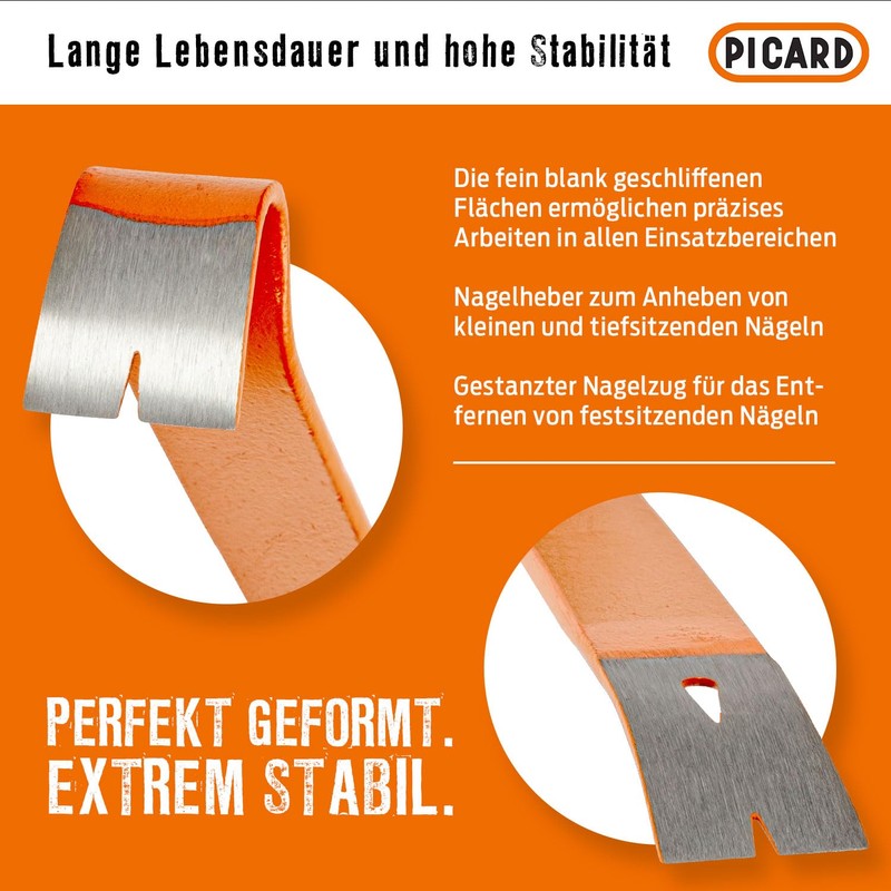 Picard BlackGiant® 0004699-001 Flat Bar No. 46X 175 mm Forged