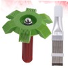 LIFKOME 2pcs Air Conditioner Fin Comb Cleaning Tool Stainless Steel