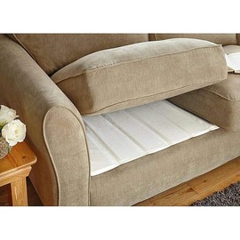 SuperShock Seat Rejuvenator - Adjustable Cushion Support for Enhanced Comfort and Durability (Cream(off white, 62 x 46 (1 Seater))