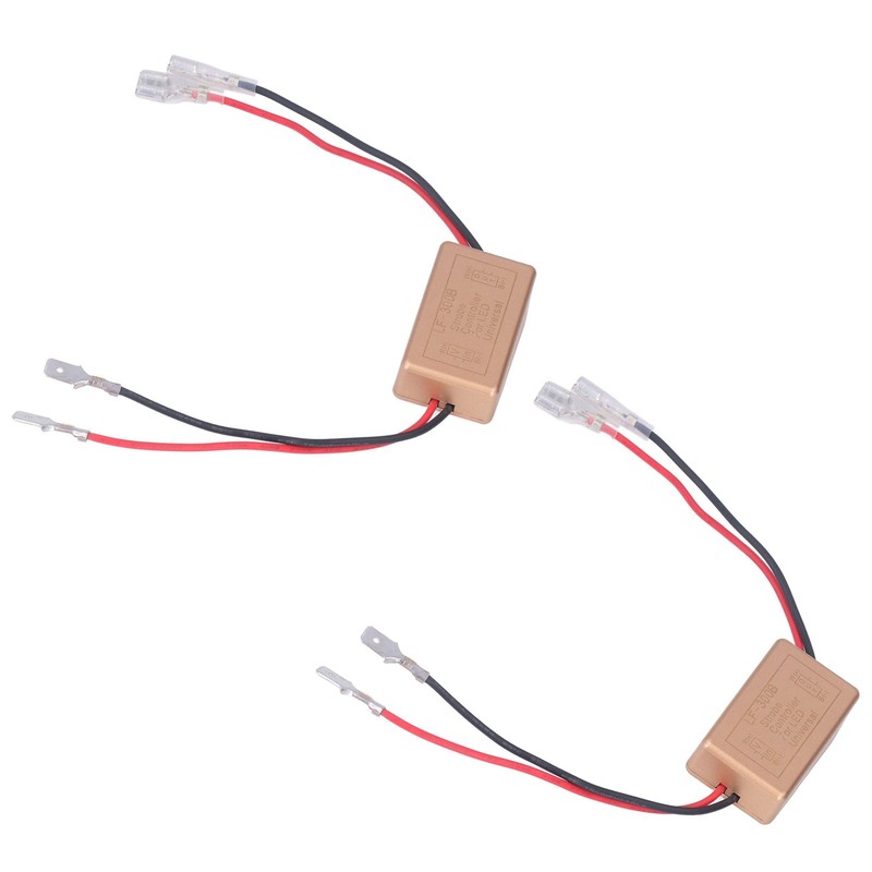 2PCS LED Strobe Controller Car Headlight Signal Light Control Flasher