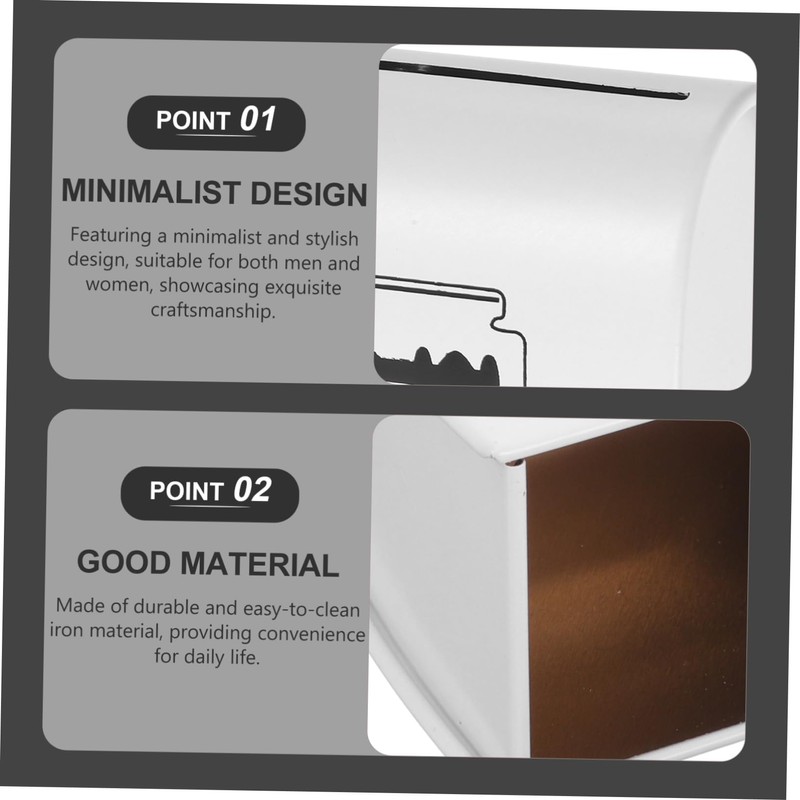 Mikinona Shaving Blade Disposal Case Printed Barbershop Blade Disposal Container