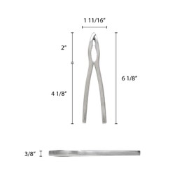 Thunder Group Cast Steel Lobster Cracker, 6-Inch