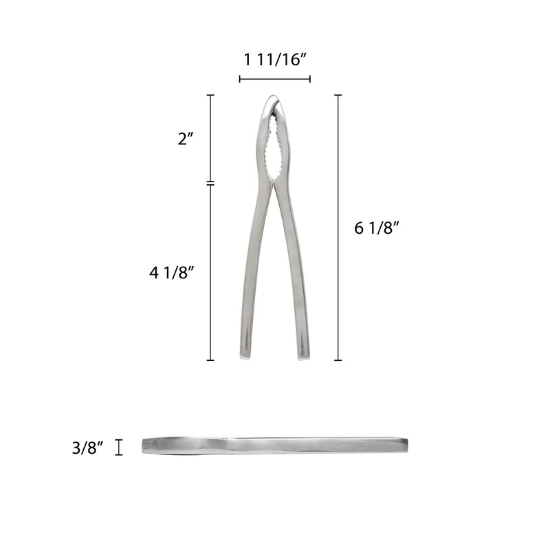 Thunder Group Cast Steel Lobster Cracker, 6-Inch