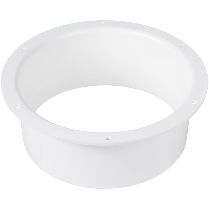 Vent Systems 6" Inch Air Vent Duct Connector Flange Straight