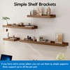 HOME MASTER HARDWARE Corner Brace White L Shelf Brackets Heavy