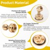 Aimela Brass Atomizing Nozzle,14x1.5mm Universal Interface, Adjustable Mist and Stream