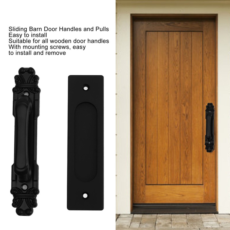 Sliding Barn Door Handles and Pulls Double Sided Hardware Set