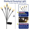 TONULAX Solar Garden Lights - New Upgraded Solar Swaying Light,