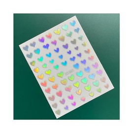 Stars Heart Nail Stickers 4 Pointed Stars Solid Hollow Stars Nail Decals Jo967 Nail Wraps Art Stickers Manicure Supplies for Women for Home Nails Full Long Lasting Easy Apply and Remove