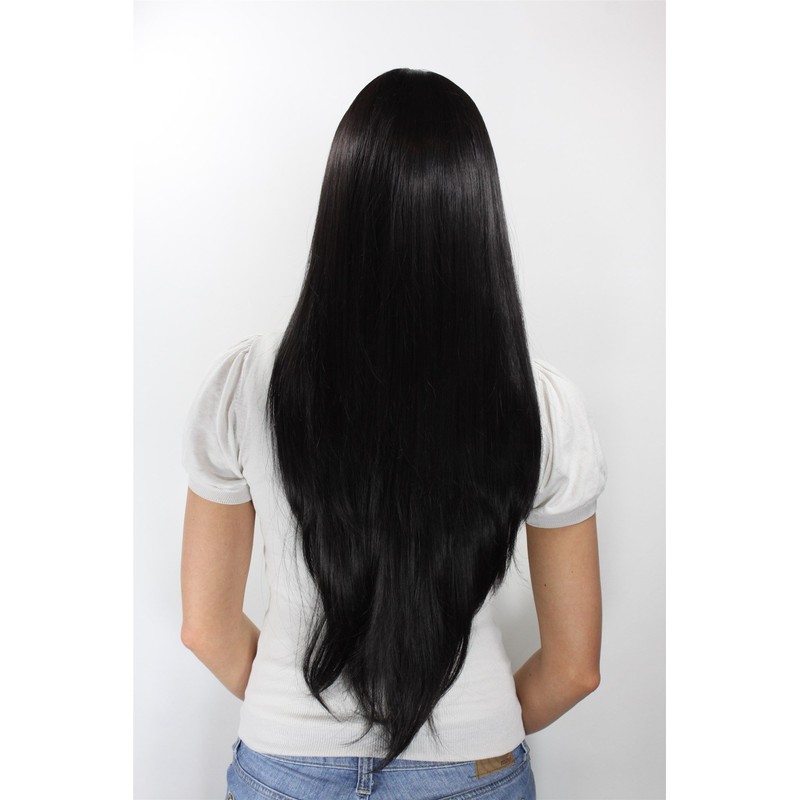 WIG ME UP - 3217-2 Perücke schwarz Mittelscheitel langes glattes