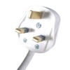 connektgear 2m Male Mains Power PDU 4 Gang UK Socket