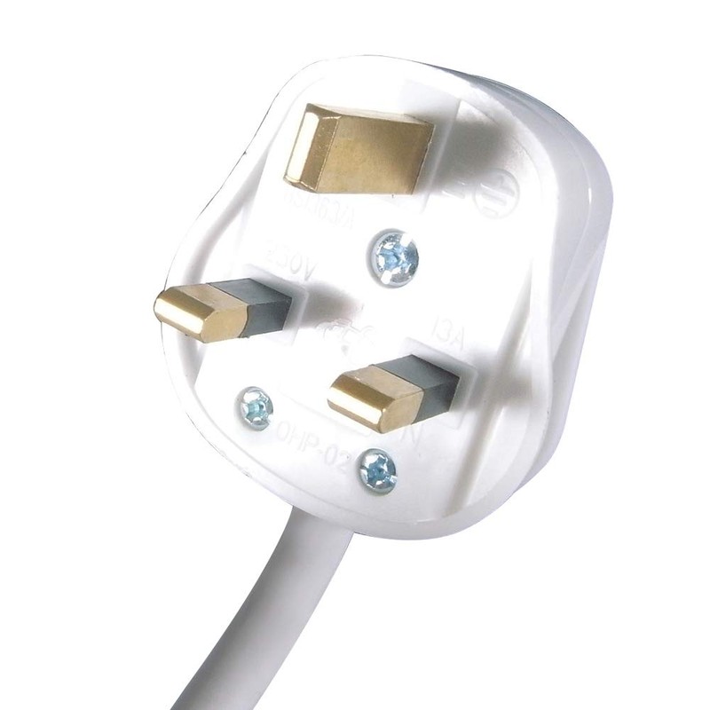 connektgear 2m Male Mains Power PDU 4 Gang UK Socket
