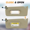TadaMark Left Driver Side Sun Visor Fit for Honda Accord