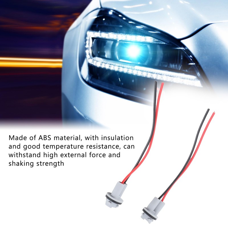 Pigtail Light Socket T15 Lamp Holder with Harness for T10
