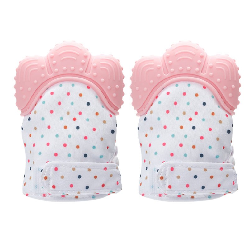 Guantes de Silicona para Bebés, Guantes de Dentición para Bebés,