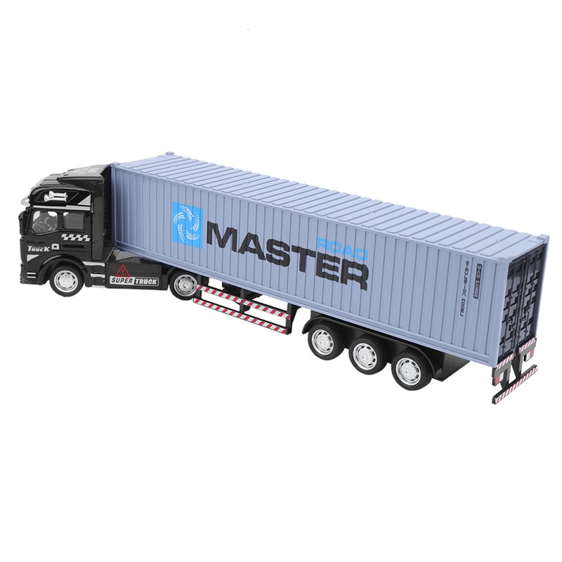 1: 48 Alloy Container Truck Model Toy Highly Simulation Children