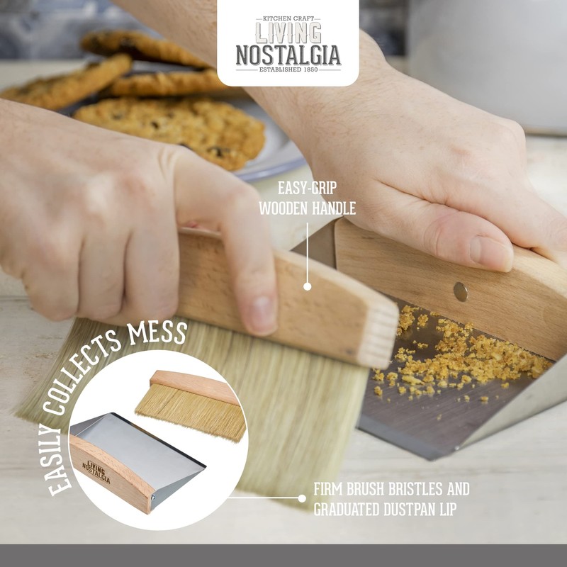 KitchenCraft Living Nostalgia Dustpan and Brush