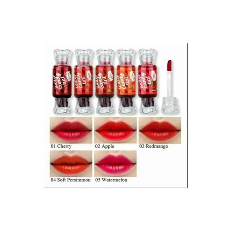 E-karly Combo 5 Tintas Coreanas Labiales Candy Diferentes Colores