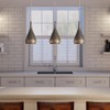 Home Decorators Collection 3-Light Matte Nickel Multi Pendant