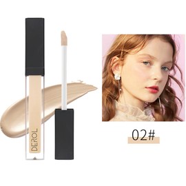 Liquid Concealer Make-Up - Natural Coverage & Highly Pigmented Light Face Concealer (02, 6.5 ml)