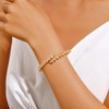 KXmzeG Tennis Bracelet For Women |18K Gold Plated Cubic Zirconia