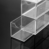 IGNPION 1pc Acrylic Coffee Pods Storage Box with 4 Drawer,