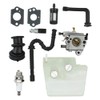 Carburetor Kit, Intake‑Tube Kit Compatible for 024 026 MS260 Chainsaw