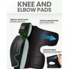 OutdoorMaster Adult Knee Pads and Elbow Pads Set - Skate