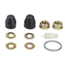 LGEGE 14mm Screw Kit for E-Bike Hub Motor, Washer Shaft Screw Cap Nut Set for Ordinary Electric Bicycle Motors