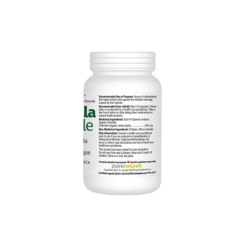 Prairie Naturals Prairie Naturals Organic Chlorella Broken Cell Wall Tablets