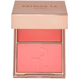 PATRICK TA Principales Titulares de Belleza - Rubor En Polvo y Crme Double-Take - SheS The Moment (Mandarina Suave)                                   