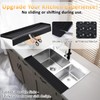 AyNirser Sink Edge Protector with Suction Cup 4"x20", Silicone Sink