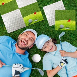 Golf Party Decorations-40Pcs Golf Themed Napkins Hole in One Golf Disposable Paper Napkins for Sports Party Supplies