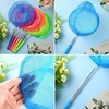 3 Pack Kids Fishing Net,Extendable Butterfly Net,3 Colours Mesh Net