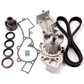 ASTOU Timing Belt Kit w/Water Pump Fit for Nissan for Frontier 3.3L 1999-2004 for Nissan for Xterra 3.3L 2000-2003 Replace Timing Belt OEM - TS26249