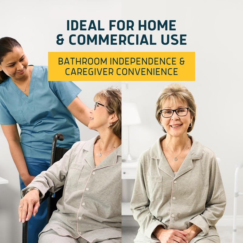 Lunderg Commode Liners with Absorbent Pads - Lemon Scent Medical