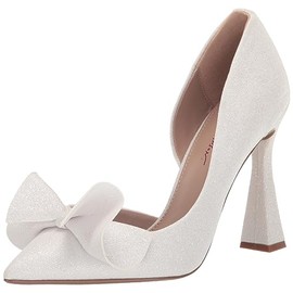 Betsey Johnson Women's Nobble Pump, Ivory, 7