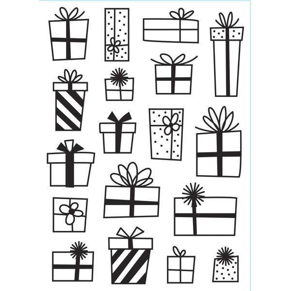Darice 30032594 Craft Ideas and Home Decors, Presents Embossing Folder,