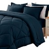 Sleepdown Queen Comforter Set with Sheets 7 Piece, All Season