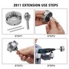 Mini Lathe Chuck Set, Z011 Extension Three Four Jaw Chuck