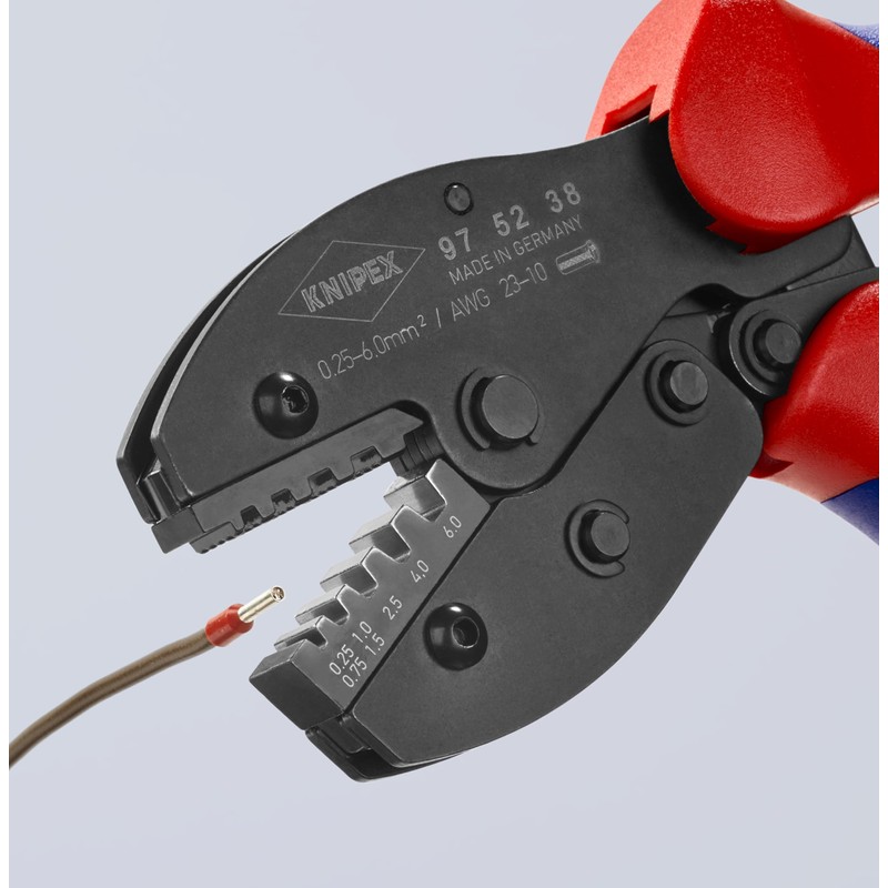 KNIPEX 97 52 38 5-Position Contact Crimping Pliers