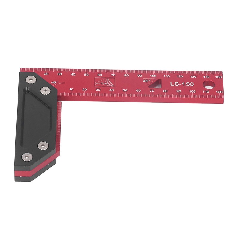 150mm Double 45 Degree Woodworking Angle Ruler L Measurements Ruler