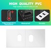 KornaDoz 60 Pcs (30 Sets) Vertical Blind Repair Tabs, Clear