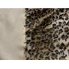 Super Luxury Faux Fur Fabric Material Smooth Leopard 1MTR
