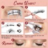 Higu clace Magnetic Eyelashes, Magnetic Eyelashes Without Eyeliner, Magnetic Eyelashes