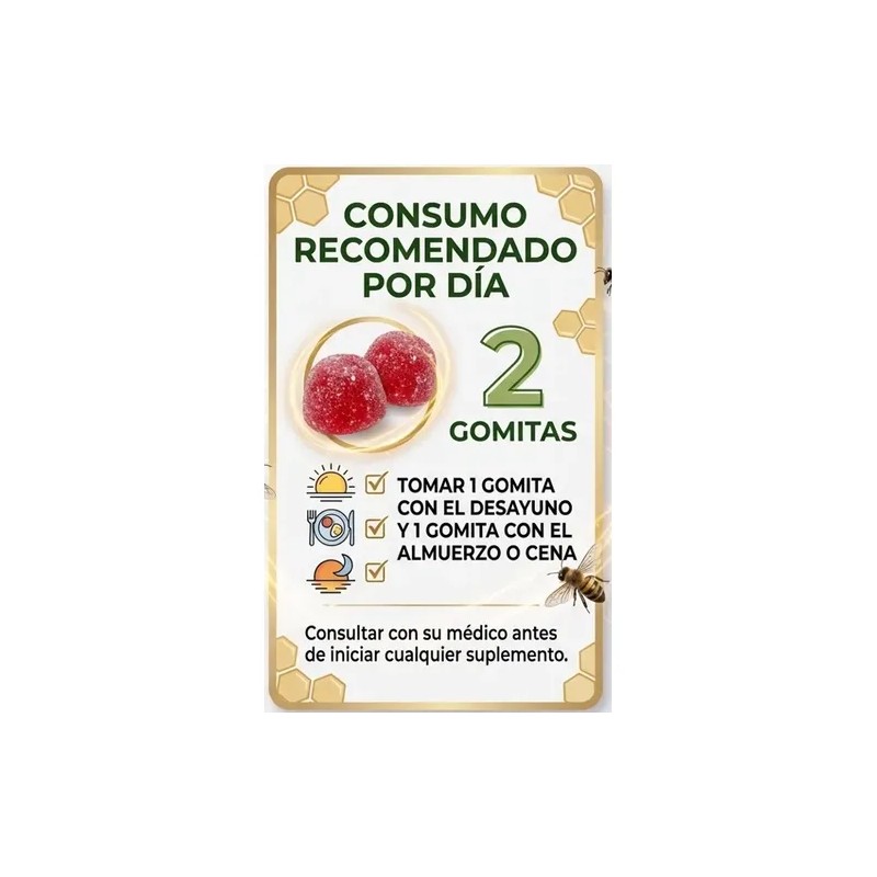 Gomitas Energéticas Natural Kin Vitamina B12 Coq10